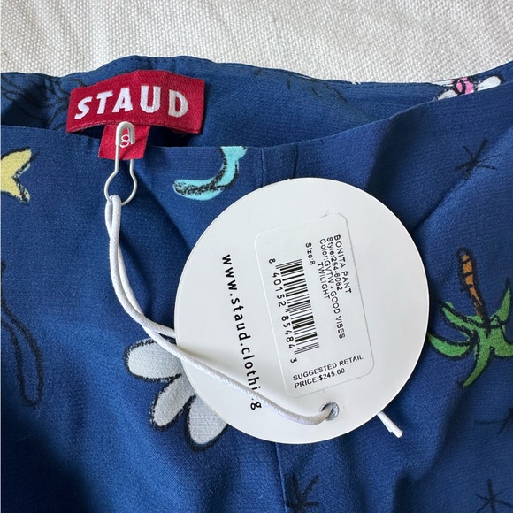 TAGS still on STAUD Print Pants | Size 8 - Picture 4 of 5